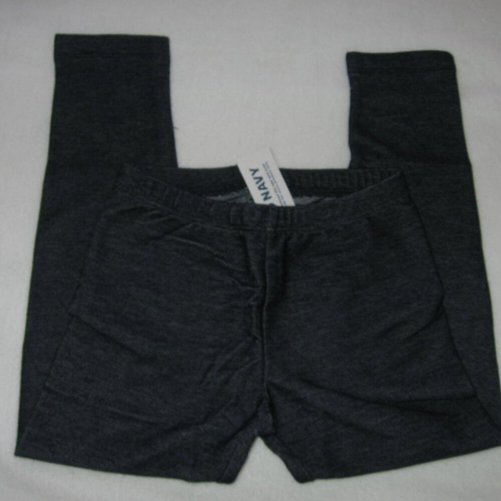 New Old Navy Toddler Girls Cotton Full Length Leggings Blue Sz 4T NWT
